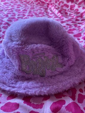 Women's Pink and Purple Hat